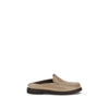 Brunello Cucinelli beige Kalbsleder Bos Taurus Mules