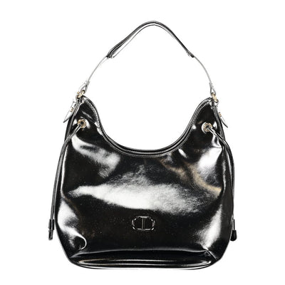 Twinset Black Polyethylene Women Hobo Bag