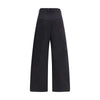 Ella Black Cotton Casual Pants