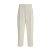 Brunello Cucinelli White Cotton Chino Pants