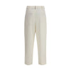 Brunello Cucinelli White Cotton Chino Pants