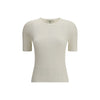 Fendi White Silk T-Shirt