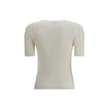 Fendi White Silk T-Shirt