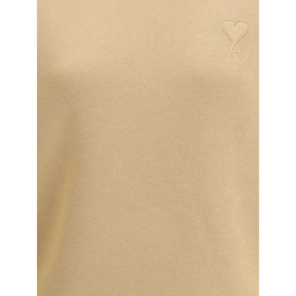 Ami Paris Beige Baumwoll-Sweatshirt