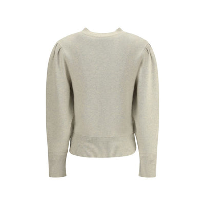 Marant Etoile Cream Cotton Sweatshirt