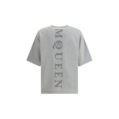 Alexander McQueen graues Baumwoll-T-Shirt
