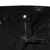 Dolce & Gabbana Black Tattered White Lining Skinny Denim Jeans