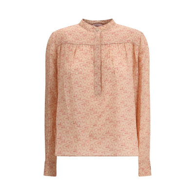 Kristina Ti Multicolor Silk Pattern Shirt