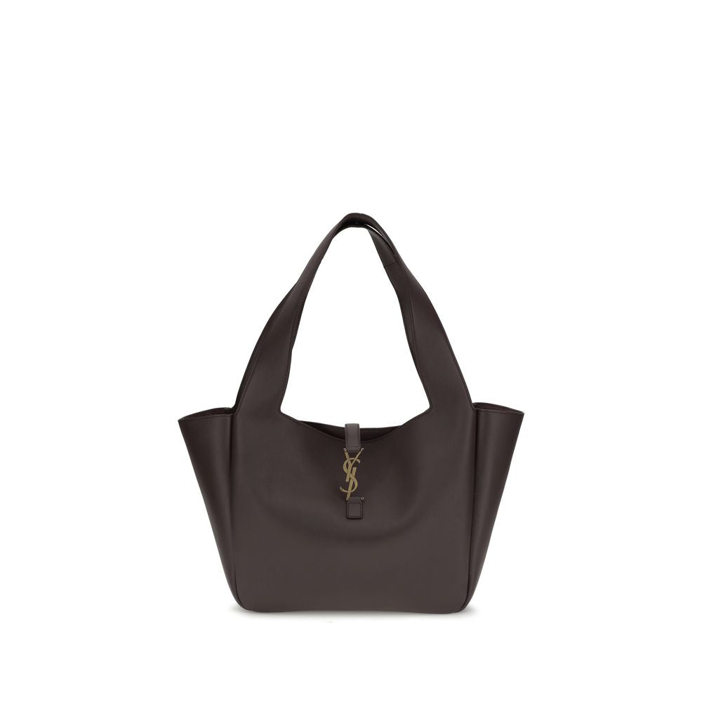 Saint Laurent Schultertasche aus braunem Lammleder, Modell Ovis Aries