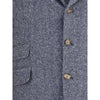 Brunello Cucinelli Blue Wool Blazer