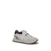 Brunello Cucinelli White Leather Athletic Sneakers
