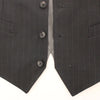 Dolce & Gabbana Gray Striped Formal Dress Gilet Vest