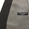 Dolce & Gabbana Gray Striped Formal Dress Gilet Vest