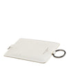 Dolce & Gabbana White Calf Leather Lanyard Logo Card Holder Men Wallet