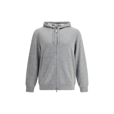 Brunello Cucinelli Graues Kaschmir-Sweatshirt