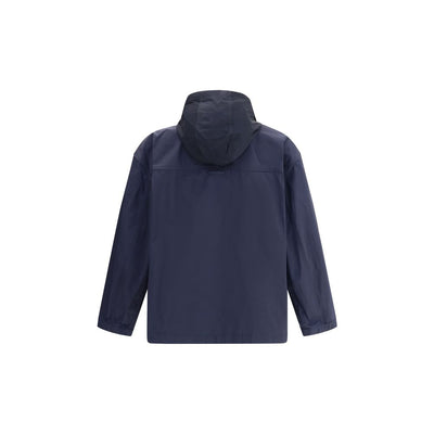 Thom Browne blaue Polyester-Shelljacke