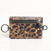 Dolce & Gabbana Leopard Print Leather Embossed Lanyard Card Holder Wallet