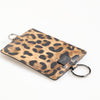 Dolce & Gabbana Leopard Print Leather Embossed Lanyard Card Holder Wallet
