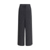 Giorgio Armani Black Silk Casual Pants