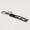 Dolce & Gabbana Black White Polyester DG Logo Silver Men Keychain Keyring