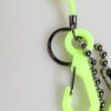 Dolce & Gabbana Green Springy Key Holder DG Logo Men's Keychain