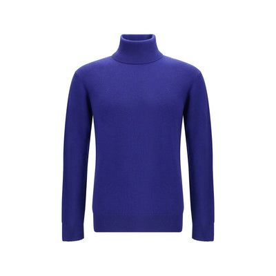 Saint Laurent blauer Kaschmirpullover