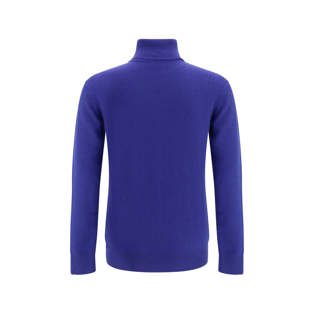 Saint Laurent blauer Kaschmirpullover