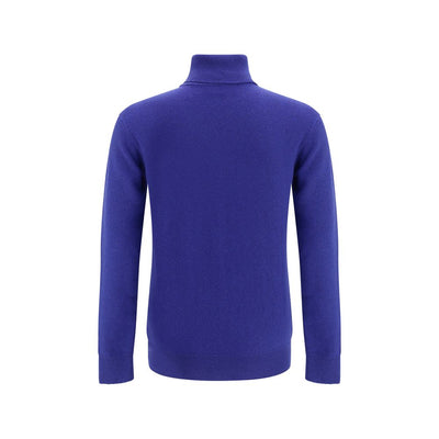 Saint Laurent blauer Kaschmirpullover