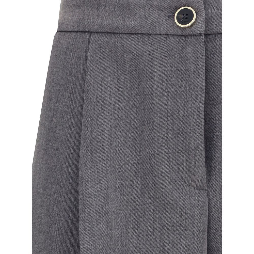 Cruna Graue Polyester-Freizeithose