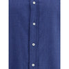 Brunello Cucinelli Blue Cotton Dress Shirt