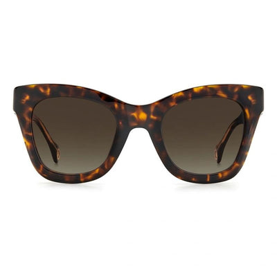 Carolina Herrera – Braune Acetat-Sonnenbrille