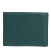 Dolce & Gabbana Green Leather DG Logo Plaque Bifold Men Card Holder Wallet