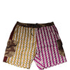 Dolce & Gabbana Multicolor Playing Card Camouflage Shorts Swimwear