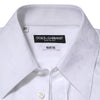 Dolce & Gabbana White Cotton MARTINI Paisley Jacquard Shirt