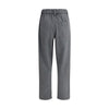 Brunello Cucinelli Gray Fleece Wool Casual Pants