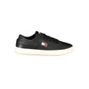 Tommy Hilfiger Black Polyurethane Women Sneaker