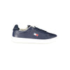 Tommy Hilfiger Blue Leather Men Sneaker