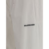 Balenciaga White Polyester Joggers (Workout Pants)