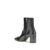 Carel Paris Black Leather Ankle Boots