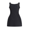 Magda Butrym Black Cotton Cocktail Dress