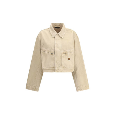 Balenciaga Beige Cotton Denim Jacket