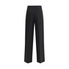 Giorgio Armani Black Silk Casual Pants