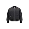 Saint Laurent Black Polyamide Bomber