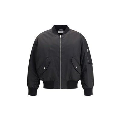 Saint Laurent Bomberjacke aus schwarzem Polyamid