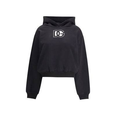 Dolce &amp; Gabbana Schwarzes Baumwoll-Sweatshirt