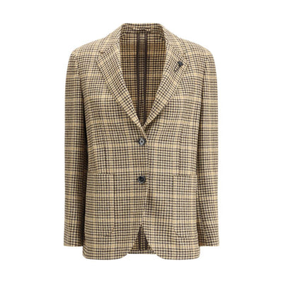 Lardini Beige Wool Blazer