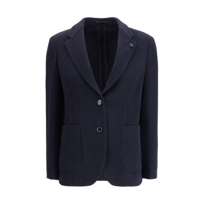Lardini Blue Wool Blazer