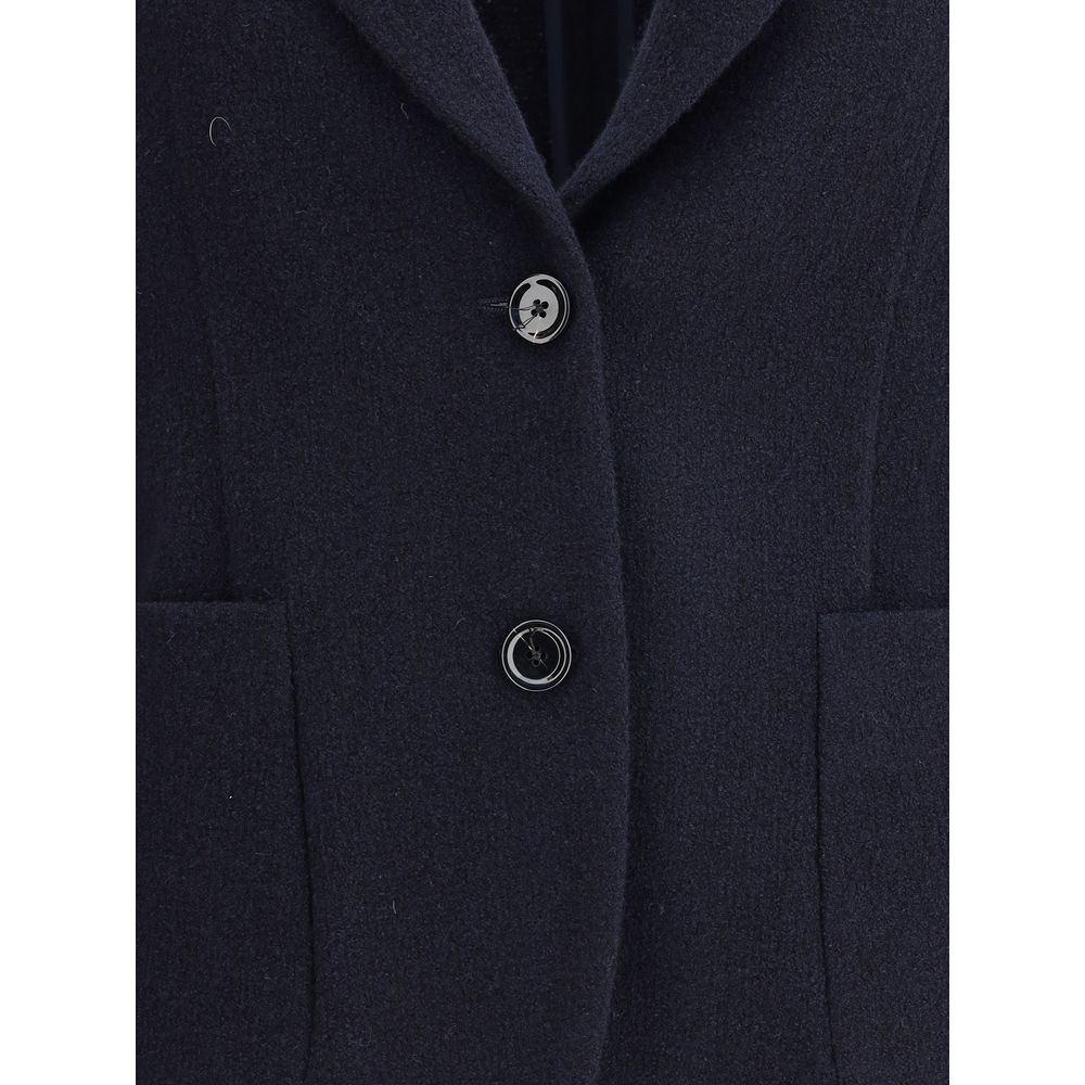 Lardini Blazer aus blauer Wolle
