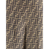 Fendi Brown Silk Casual Pants