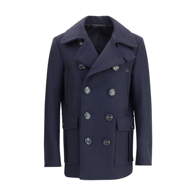 Dsquared² Blauer Wollmantel